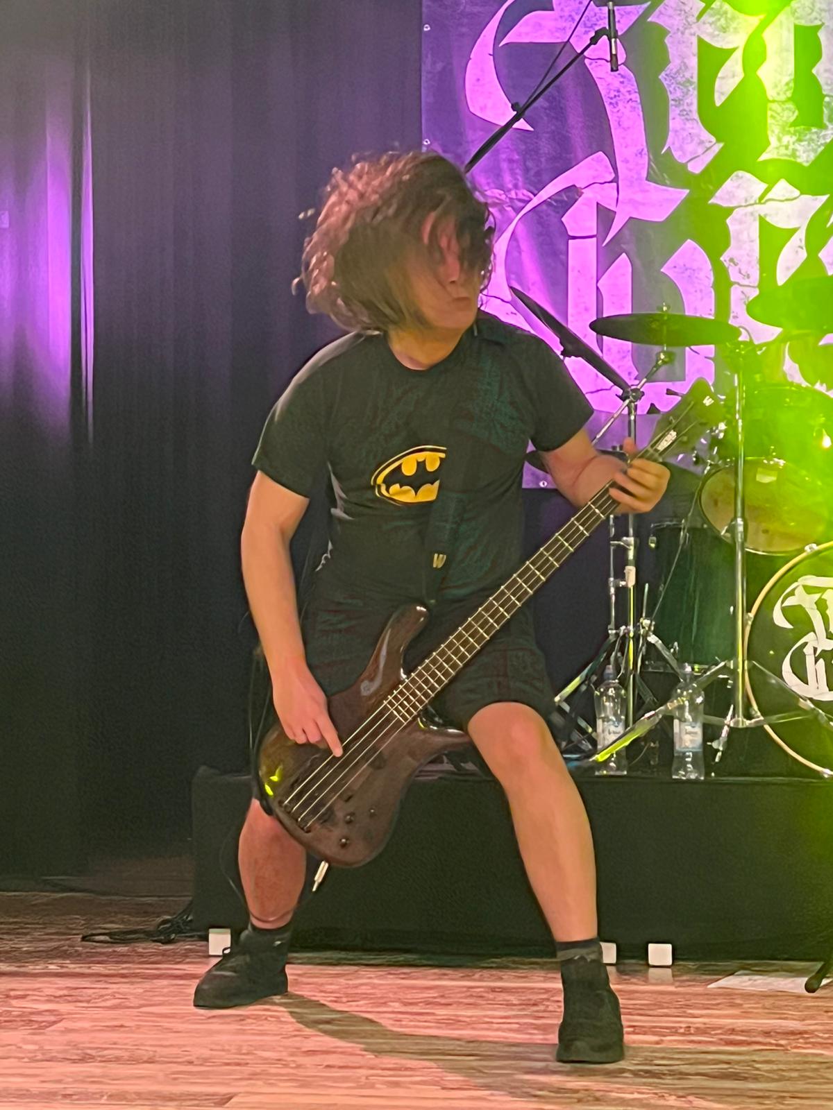 Enrico bassist delivering heavy low end grooves