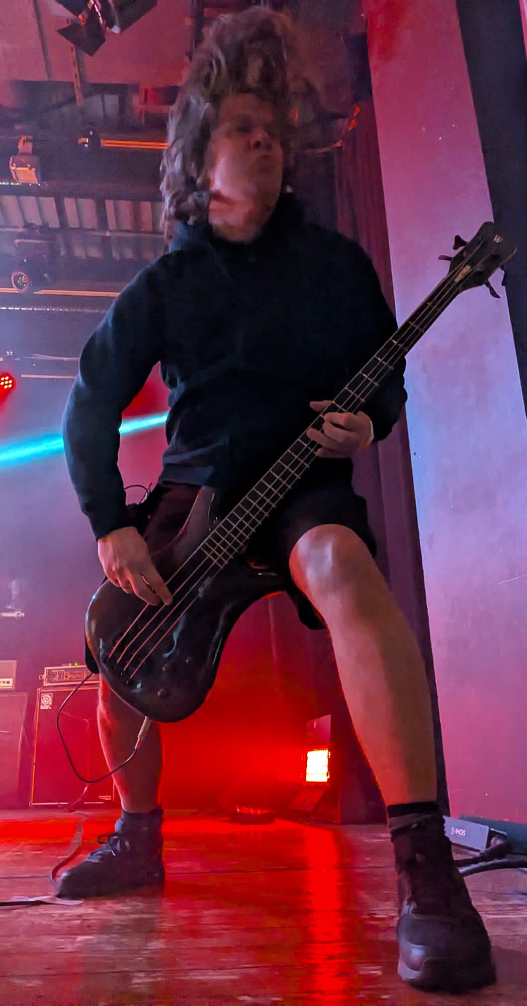 Enrico bass guitarist band photo