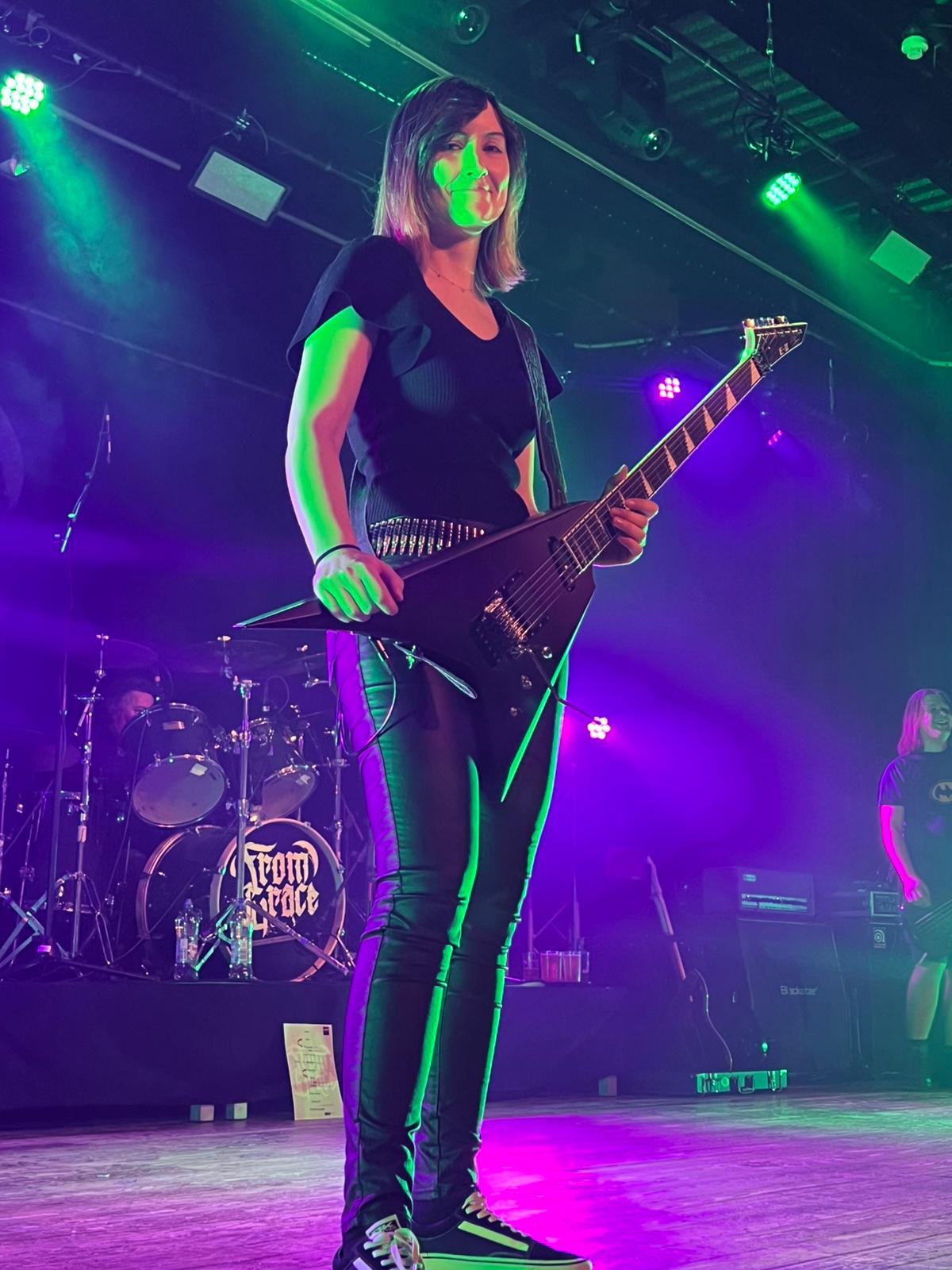 Jessi rhythm guitar player band photo