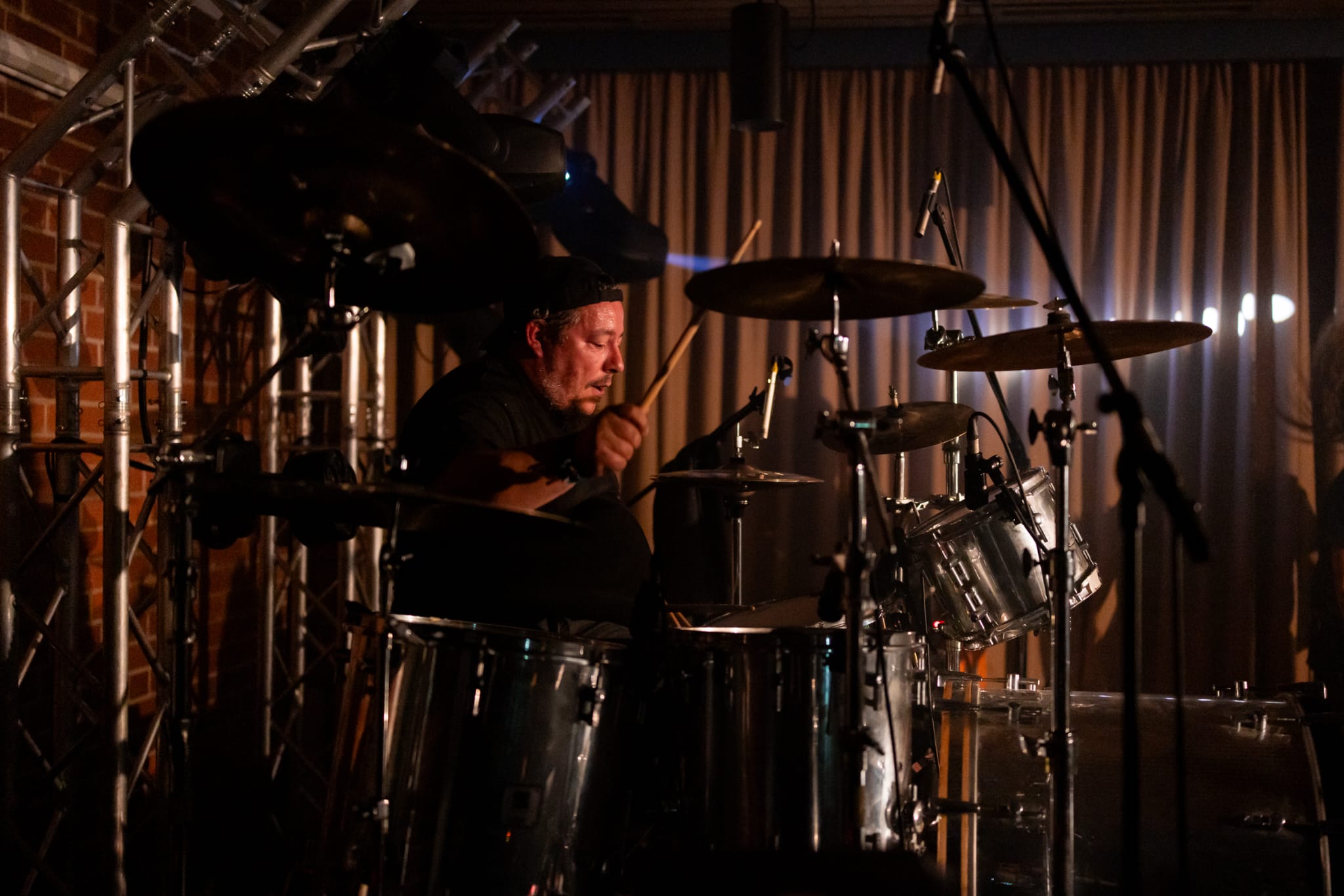 Martin drummer delivering relentless death metal beats